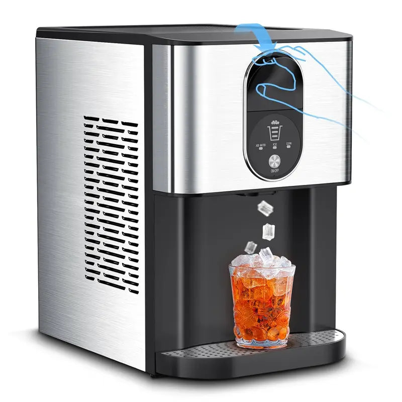 15-Min Nugget Ice Maker | Self-Dispensing, 44lbs/Day, Auto Clean